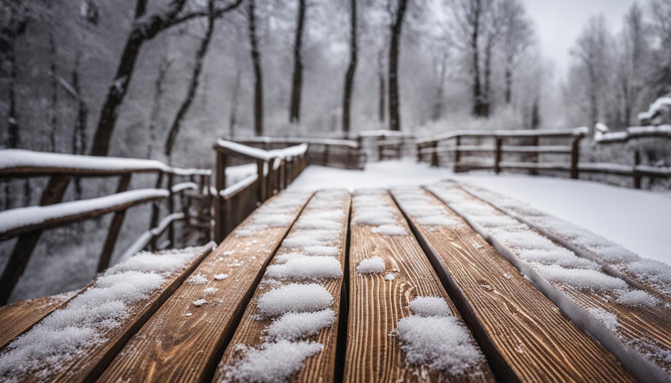 Frostbeständige Holz-Terrassendielen: Wintertauglichkeit