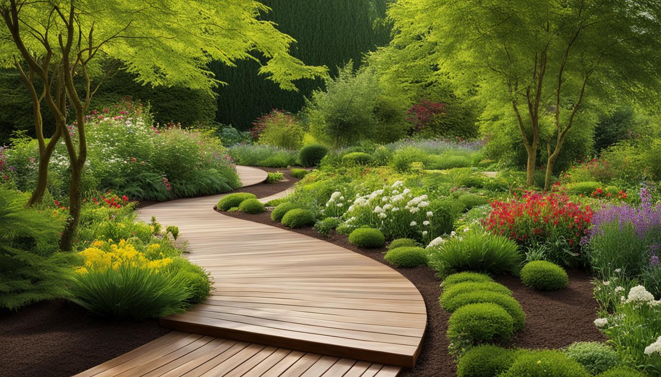 Holz-Bodendecker: Natürliche Wege und Flächen im Garten