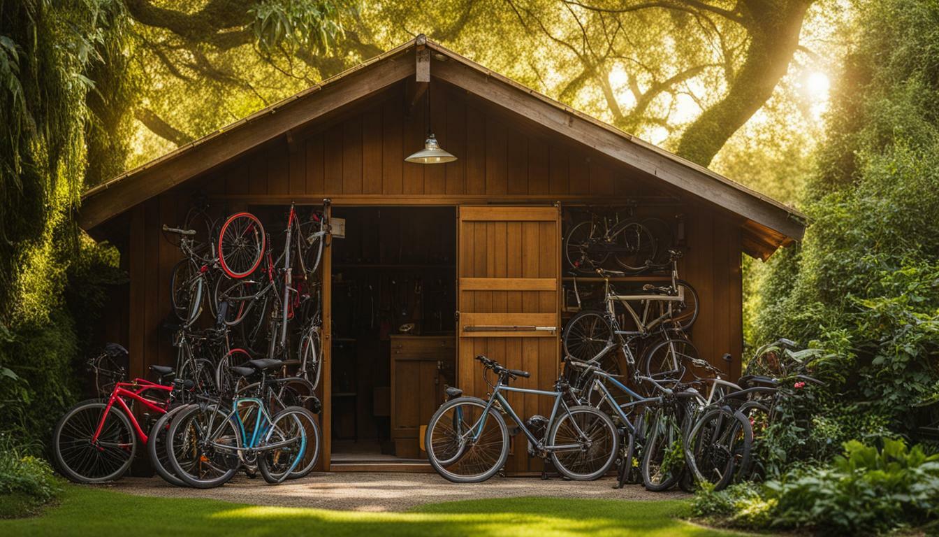 Holz Gerätehäuser als Fahrradgarage: Sichere Unterbringung von Fahrrädern