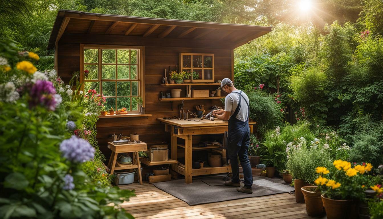 Holz Gerätehäuser als Gartenwerkstatt: Heimwerken und Reparaturen im Grünen