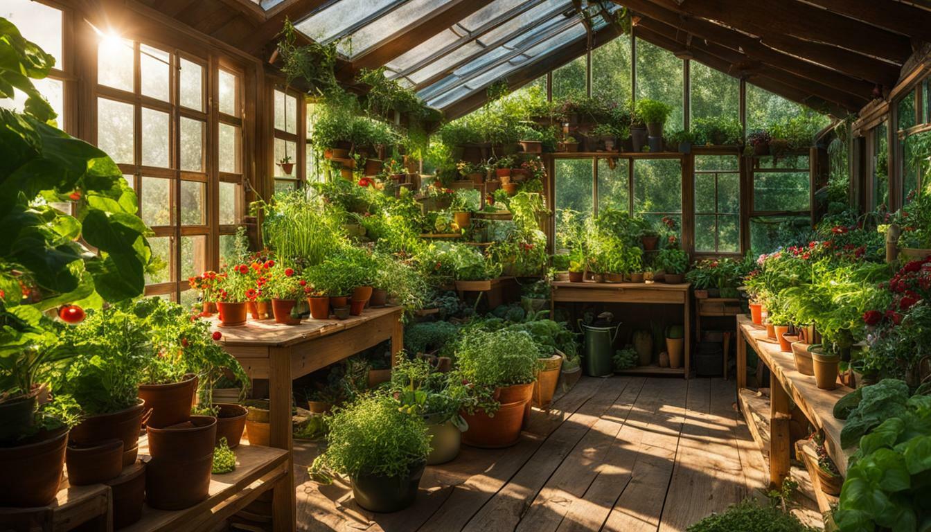 Holz Gerätehäuser als Gewächshaus: Pflanzenzucht und Aufbewahrung