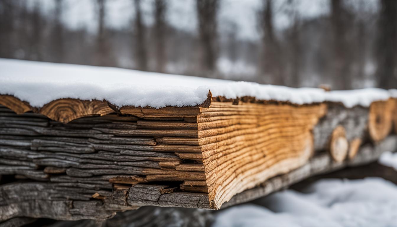 Holzschutz bei Minusgraden