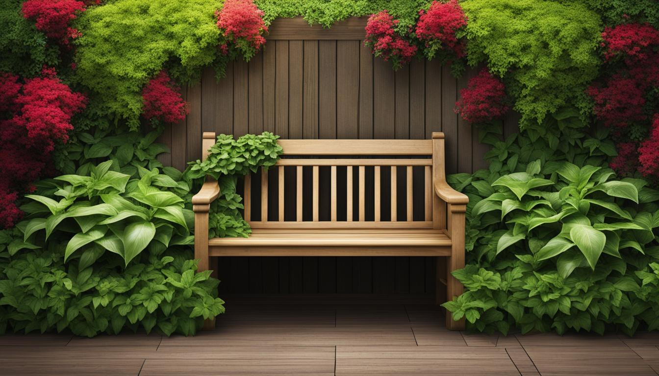 Pflanzmöglichkeiten in Gartenmöbeln aus Holz