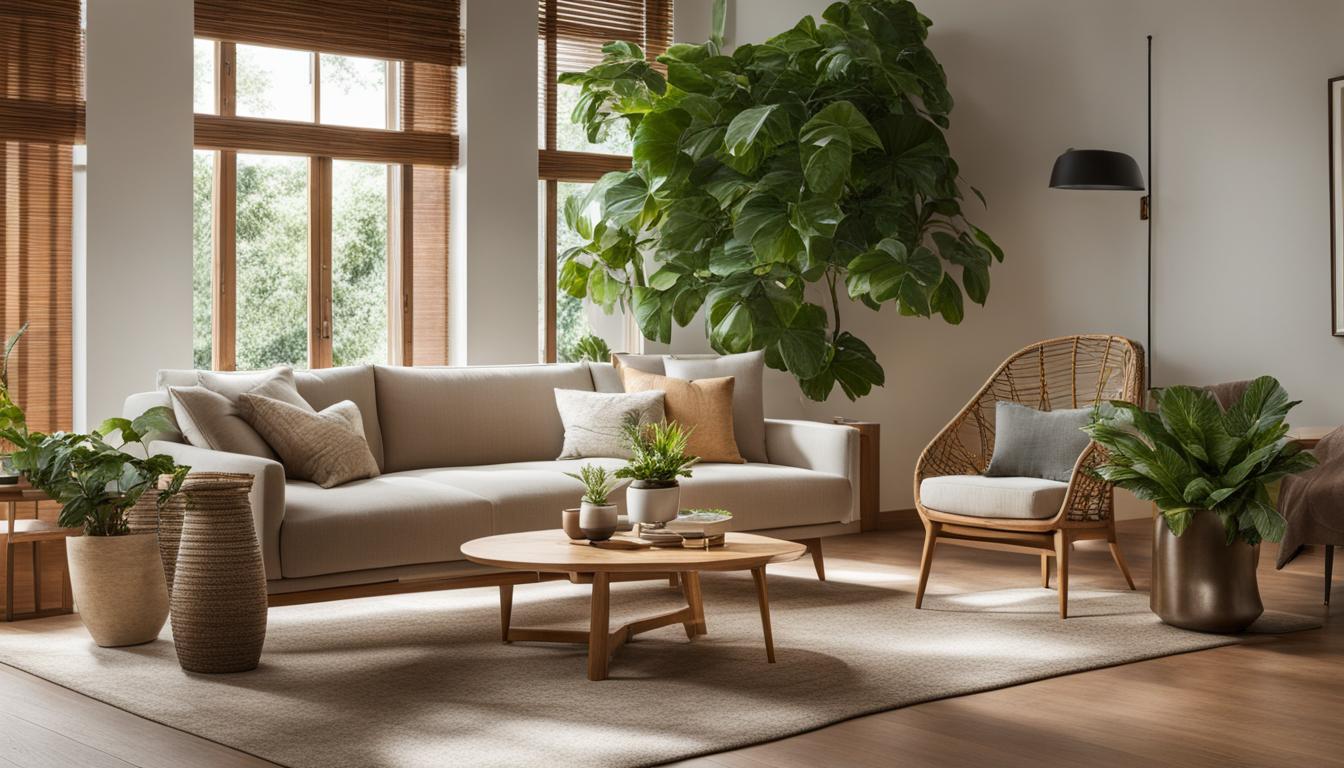 Praktische Kombination von Möbeln und Pflanzen