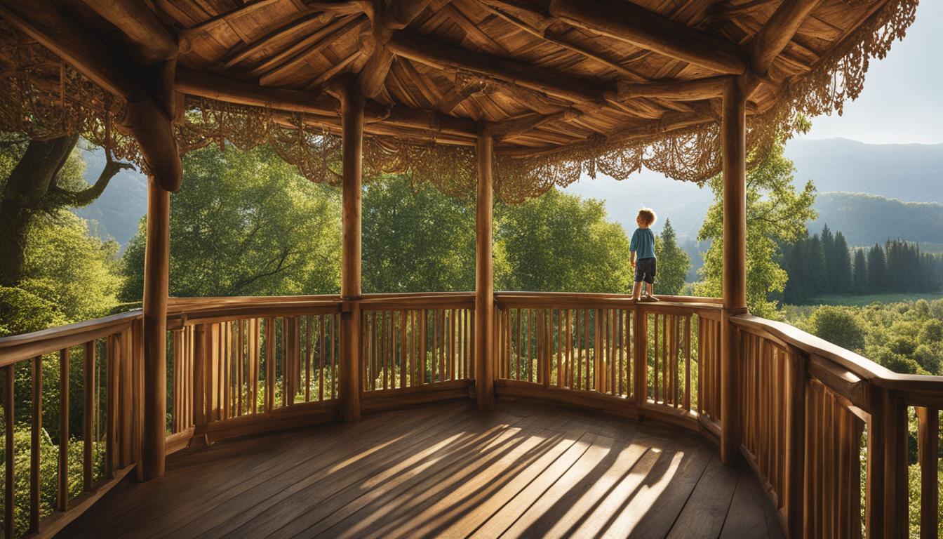 Spielhäuser mit Balkon: Aussichtsplattform für kleine Entdecker
