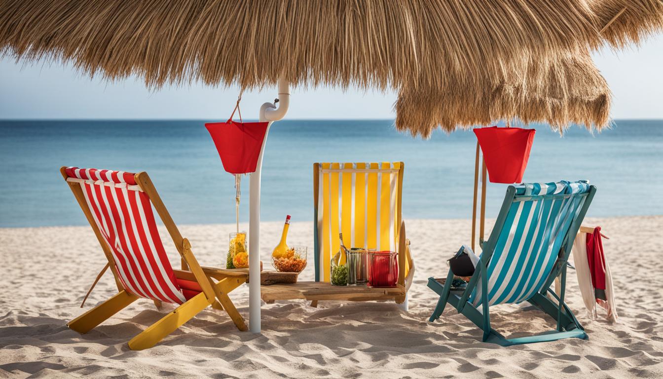 Strandkorb-Zubehör: Getränkehalter, Sonnenschirme und mehr