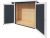 WOODTEX Geräteschrank Mülltonnenbox Multibox 3 14 mm anthrazit – BxTxH: 205x91x163 cm, Sockelmaß: 200×82 cm, inkl. Boden + Dachpappe zur