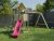Prestige Garden Spielturm Big Monkey KDI inkl. Rutsche pink – BxTxH: 471x302x290,5 cm, 120 cm Podesthöhe, inkl. Periskop + Telefon + Rutsche