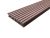 WOODTEX WPC Terrassendiele Timberstar schokoladenbraun – Stärke/Breite 25×145 mm, Länge 3 m, fein geriffelt / grob geriffelt, Hohlkammerprofil